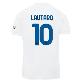 Inter Milan Lautaro Martinez #10 Gostujuci Dres 2023-24 Kratak Rukavima